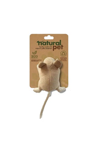 Natural Pet Mouse Catnip Cat Toy (Beige) (One Size)