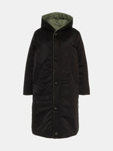 Load image into Gallery viewer, Sustainable Reversible Satin Down Coat