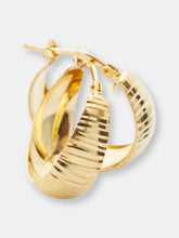 Load image into Gallery viewer, Venetian Hoop Earrings