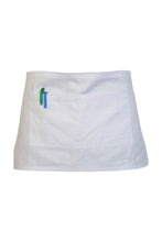 Load image into Gallery viewer, Adults Workwear Waist Apron With Pocket In White - One Size