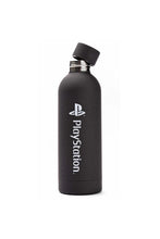 Load image into Gallery viewer, Playstation Stainless Steel Water Bottle (Black/White) (One Size)