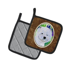 Load image into Gallery viewer, Westie Pair of Pot Holders