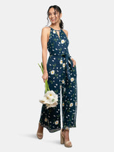 Load image into Gallery viewer, Edita Halter Embroidered Jumpsuit