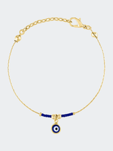 Load image into Gallery viewer, Into the blue evil eye bracelet