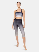 Load image into Gallery viewer, Black And Corda Leggings 3/4 With Shades Print