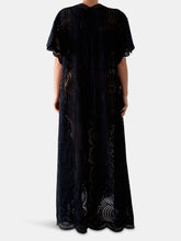 Load image into Gallery viewer, Imani Scalloped Lace Coverup Coat