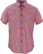 Load image into Gallery viewer, Tim Shadow Floral Coral Shirt