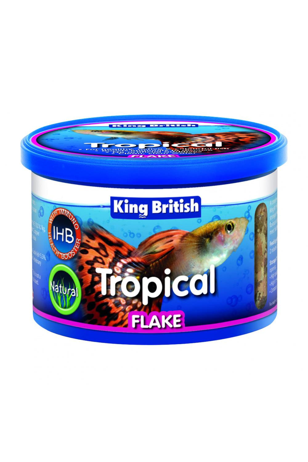 King British Tropical Fish Flake Food (May Vary) (1oz)
