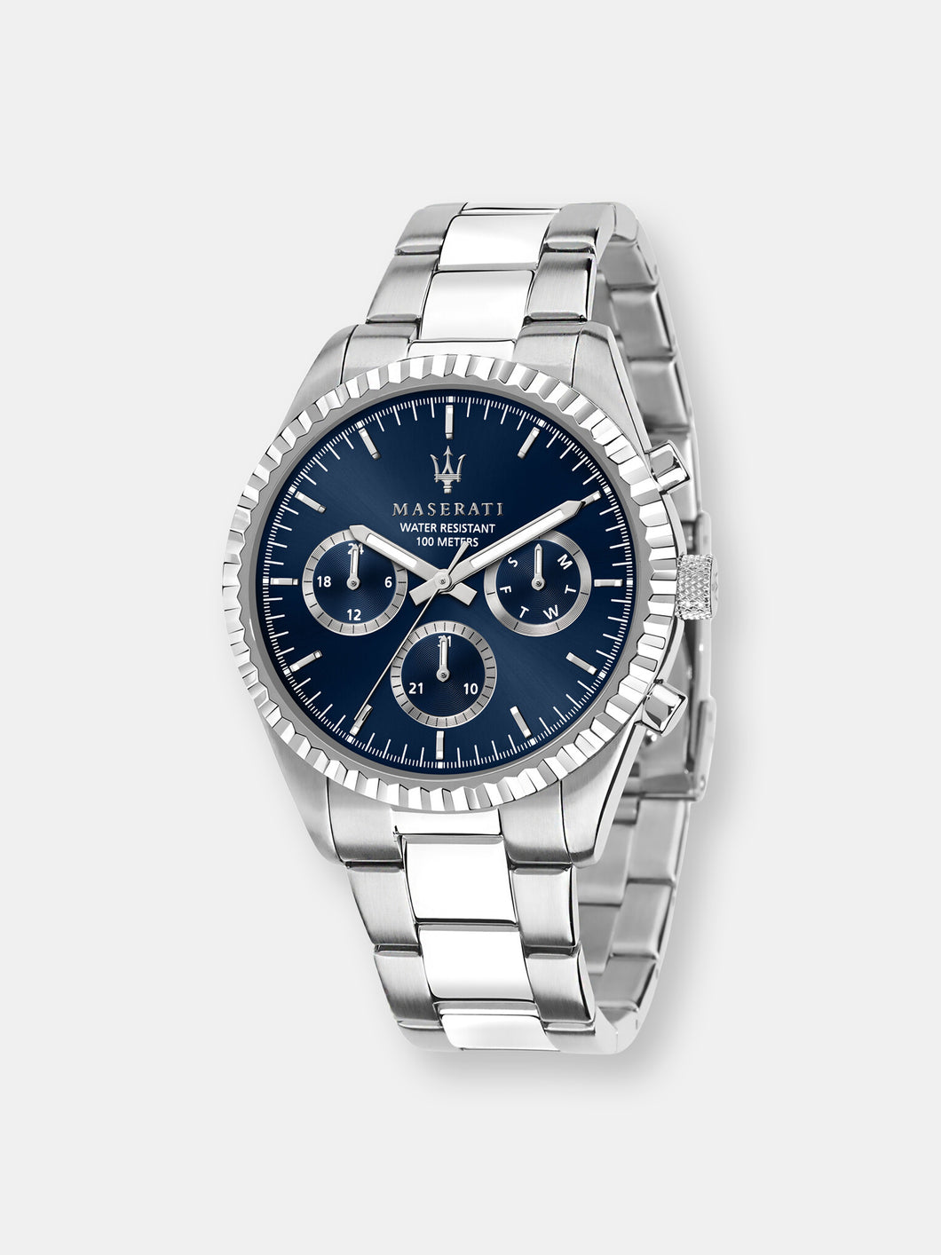 Maserati Men's Competizione R8853100022 Silver Stainless-Steel Quartz Dress Watch