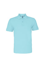 Load image into Gallery viewer, Asquith &amp; Fox Mens Plain Short Sleeve Polo Shirt (Bright Ocean)