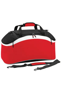 BagBase Teamwear Sport Holdall / Duffel Bag (54 Liters) (Pack of 2) (Classic Red/ Black/ White) (One Size)
