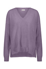 Load image into Gallery viewer, Cotton/Cashmere V Neck Oversize Pullover