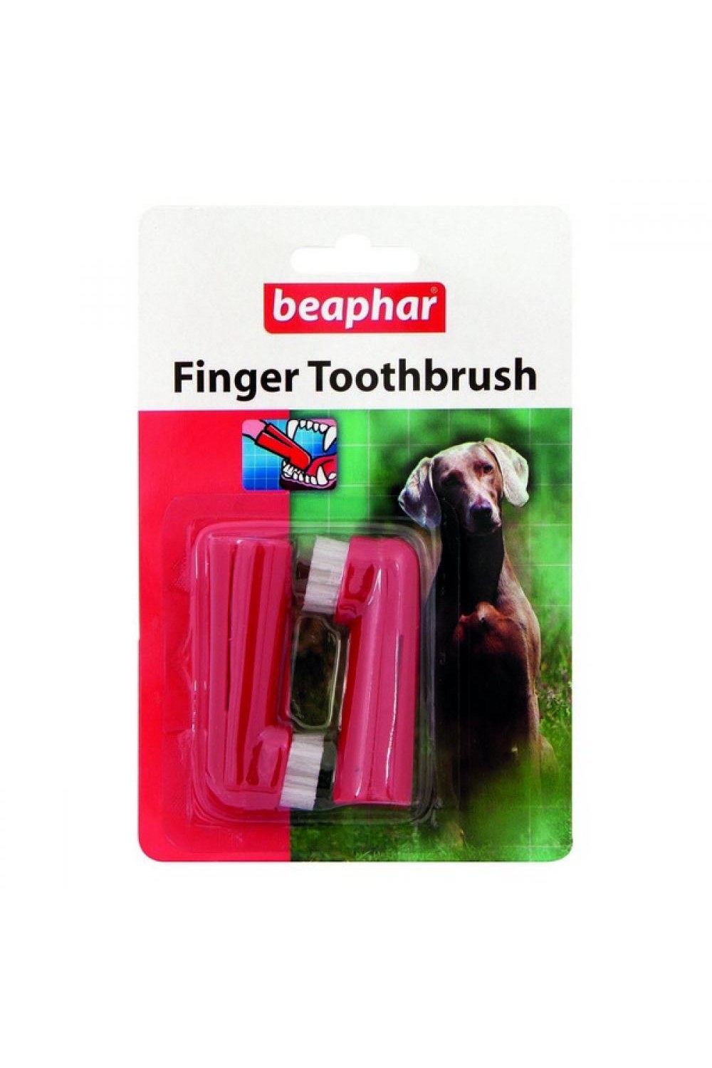 Beaphar Dog Finger Toothbrushes (Pack Of 2) (May Vary) (One Size)