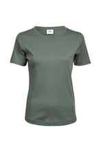 Load image into Gallery viewer, Tee Jays Ladies Interlock T-Shirt (Leaf Green)