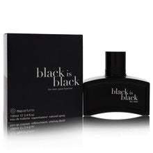 Load image into Gallery viewer, Black is Black by Nu Parfums Eau De Toilette Spray 3.4 oz