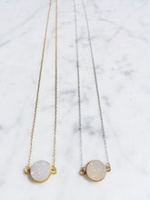 Load image into Gallery viewer, Mrs. Parker Simple Chain Necklace in White Druzy