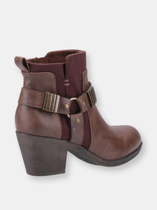 Womens/Ladies Setty Ankle Boots (Brown)