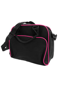 Bagbase Compact Junior Dance Messenger Bag (15 Liters) (Pack of 2) (Black/Fuchia) (One Size)