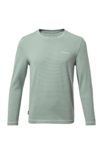 Load image into Gallery viewer, Craghoppers Childrens/Kids NosiLife Jago Long Sleeved T-Shirt (Sage Green Stripe)