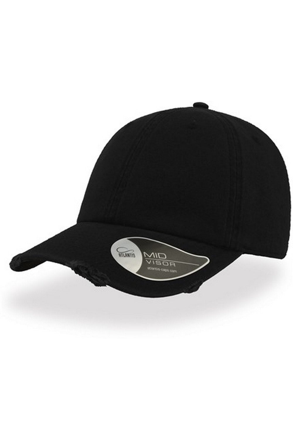 6 Panel Baseball Cap - Black