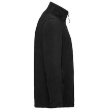 Load image into Gallery viewer, Russell Mens Full Zip Outdoor Fleece Jacket (Black)