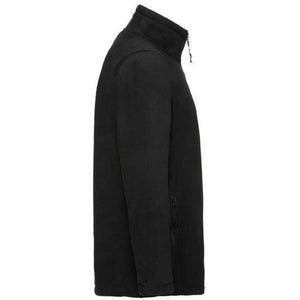 Russell Mens Full Zip Outdoor Fleece Jacket (Black)