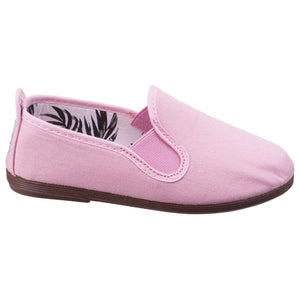 Flossy Childrens/Kids Junior Arnedo Slip On Shoe (Baby Pink)