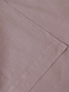 Marcel Linen Fitted Sheet - Orchid