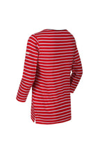 Load image into Gallery viewer, Womens/Ladies Polina Patterned Long-Sleeved T-Shirt - True Red