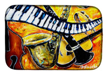 Load image into Gallery viewer, 14 in x 21 in All That Jazz Dish Drying Mat