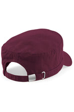 Load image into Gallery viewer, Beechfield Army Cap / Headwear (Burgundy)