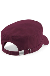 Beechfield Army Cap / Headwear (Burgundy)