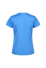 Load image into Gallery viewer, Womens/ladies Fingal Vi Mountain T-Shirt - Sonic Blue
