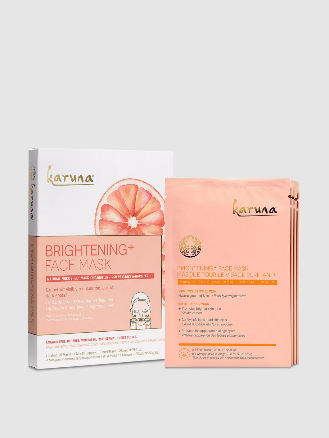 Brightening+ Face Mask - 4 Pack