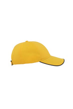 Load image into Gallery viewer, Zoom Piping Sandwich Sports 6 Panel Contrast Baseball Cap (Yellow)