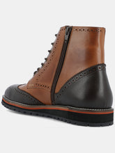 Load image into Gallery viewer, Elijah Wingtip Ankle Boot