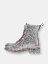 Load image into Gallery viewer, Kids Glitter Combat Boot