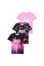 Load image into Gallery viewer, Girls Printed T-Shirt Pack of 3