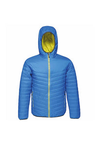 Regatta Standout Mens Acadia II Down-Touch Padded Jacket (Oxford Blue/Neon Spring Green)