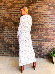 Long Sleeve Silky Jersey Maxi Dress