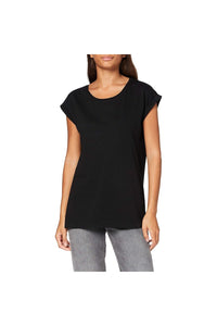 Build Your Brand Womens/Ladies Organic Extended Shoulder T-Shirt