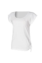 Load image into Gallery viewer, Skinni Fit Ladies/Womens Slounge T-Shirt Top (White)