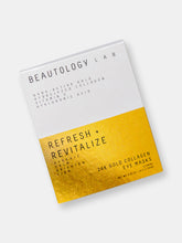 Load image into Gallery viewer, Refresh + Revitalize 24k Gold Collagen Eye Mask