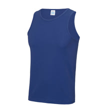 Load image into Gallery viewer, Just Cool Mens Sports Gym Plain Tank/Vest Top (Royal Blue)