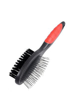 Load image into Gallery viewer, Rosewood Double-Sided Dog Brush (Black/Red) (M)