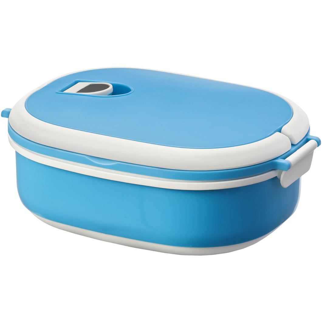 Bullet Spiga Lunch Box (Blue,White) (7.4 x 5.8 x 3.1 inches)