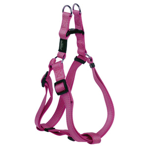 Kruuse Rogz Lumberjack Reflective Nylon Step In Dog Harness (Pink) (X-Large)