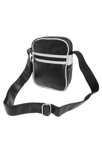 Bagbase Original Retro Shoulder Strap Cross Body Bag (Pack of 2) (Black/White) (One Size)