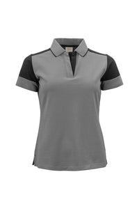 Womens/Ladies Polo Shirt - Anthracite/Black