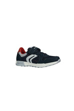 Load image into Gallery viewer, Boys Alfier Leather Sneakers - Navy/Red